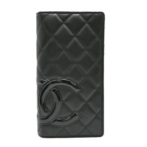 CHANEL Black Logo Wallet